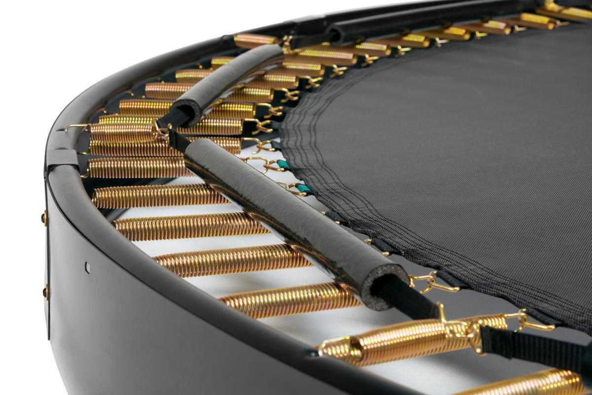 Bodentrampolin Salta Royal Ø ca. 366cm - Schwarz, Trend, Metall (366cm) - Salta