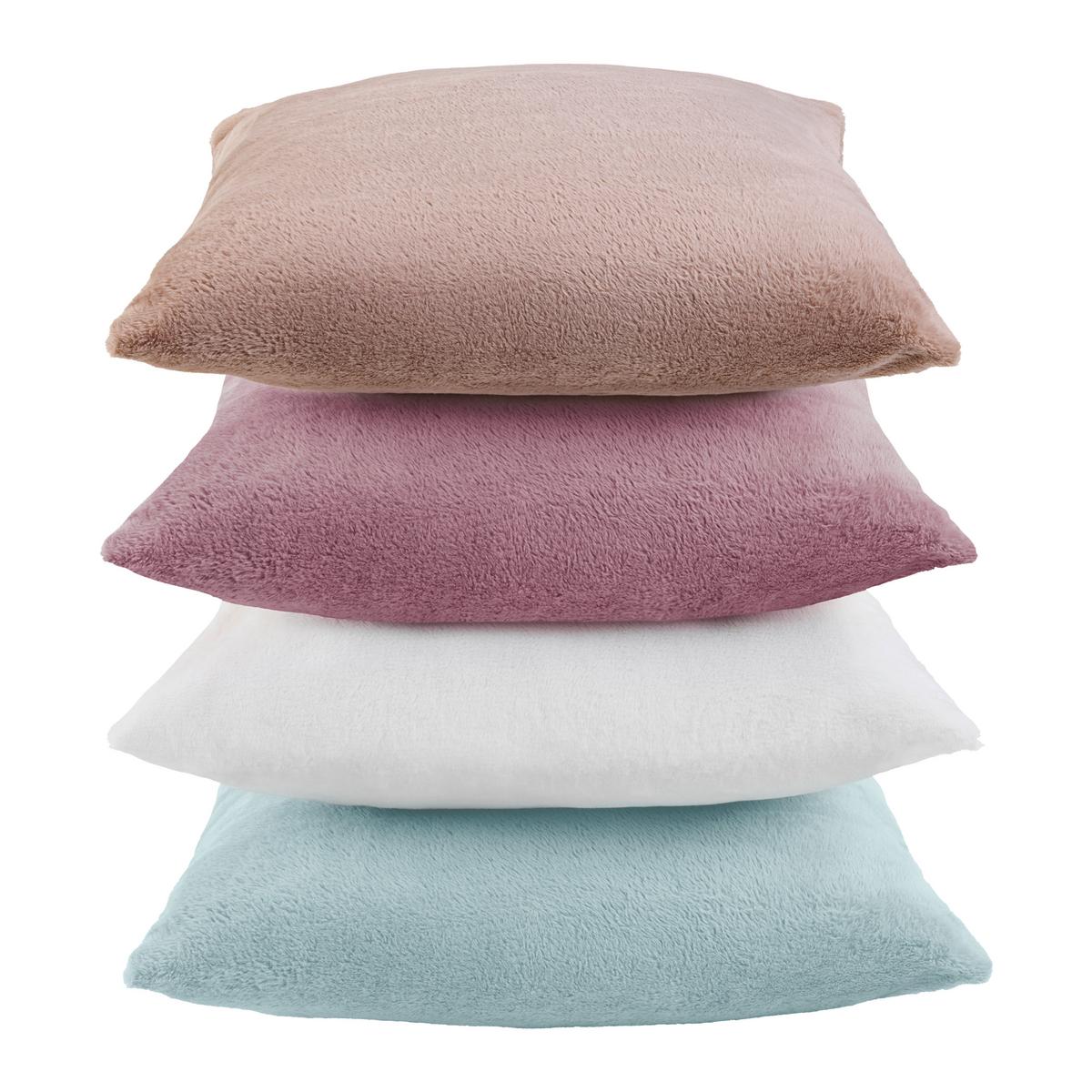 Zierkissen Minki Weiß ca. 45x45cm - Weiß, KONVENTIONELL, Textil (45/45cm) - Mömax