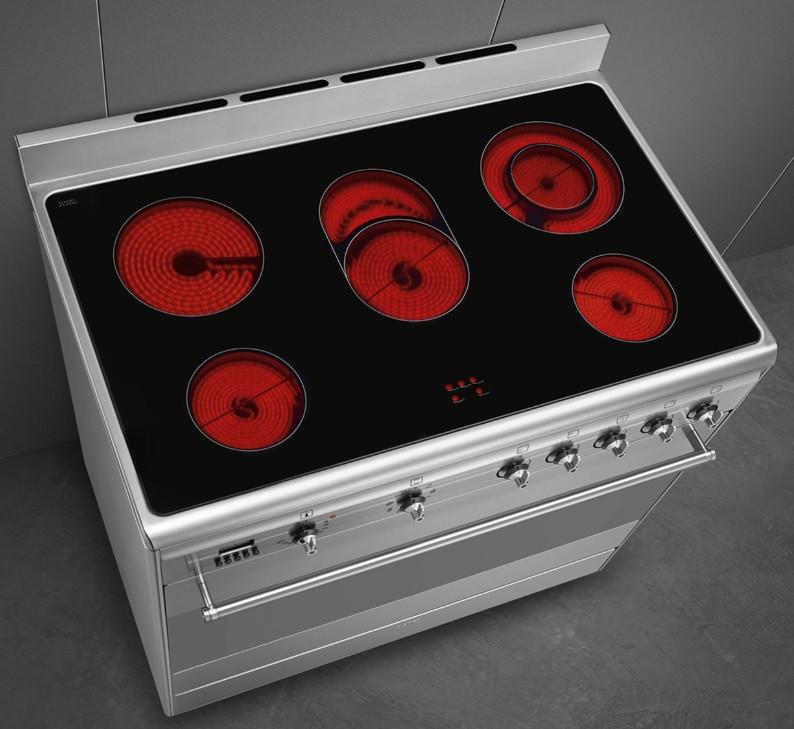 Herd SUK91CMX9 in Edelstahl - (90/90/60cm) - SMEG