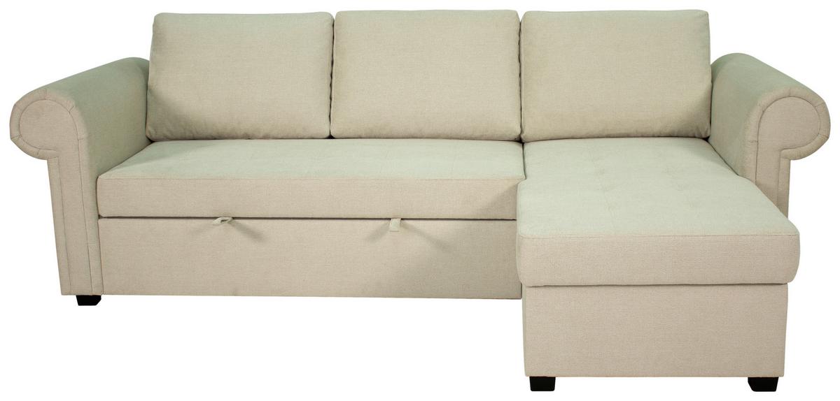 Kutna Garnitura Oslo - krem, Romantično / ladanjski, tekstil (260/85/155cm) - Modern Living