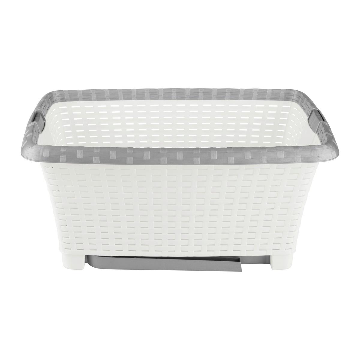 Ruháskosár Anna - fehér, Konventionell, műanyag (60/40/60cm) - Mömax