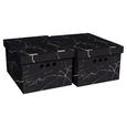 Cutie Cu Capac Jimmy - alb/negru, carton (35,5/18,5/26,4cm) - Modern Living Cutie Cu Capac Jimmy - alb/negru, carton (35,5/18,5/26,4cm) - Modern Living