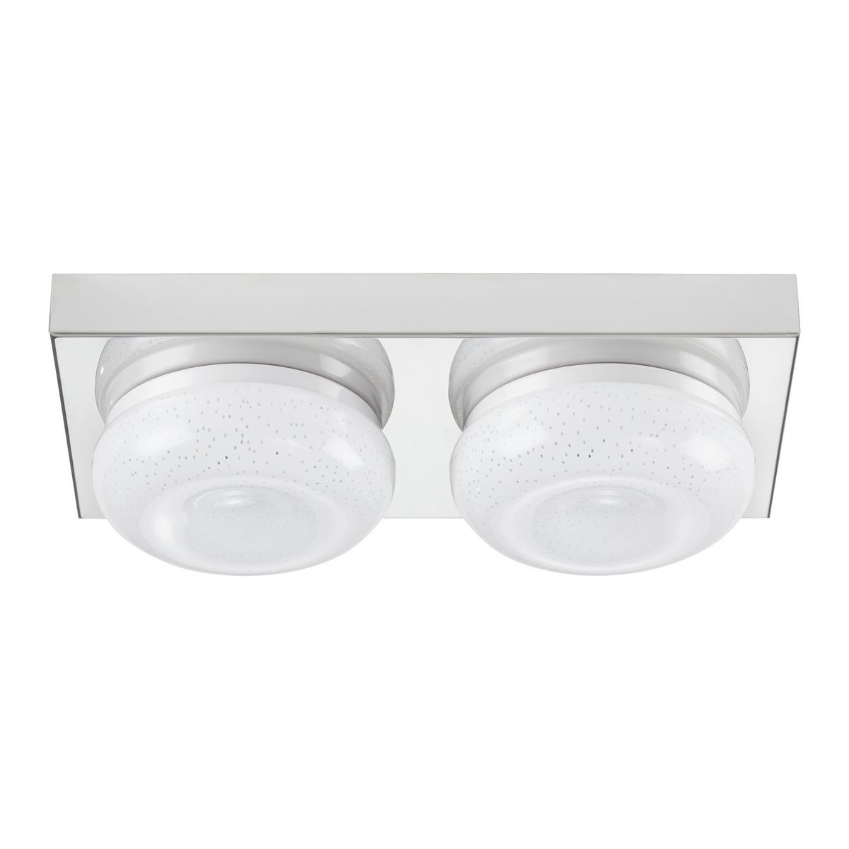 LED-Wandleuchte Pete max. 3,5 Watt - Chromfarben, Romantik / Landhaus, Kunststoff/Metall (27/14/6,5cm) - Modern Living