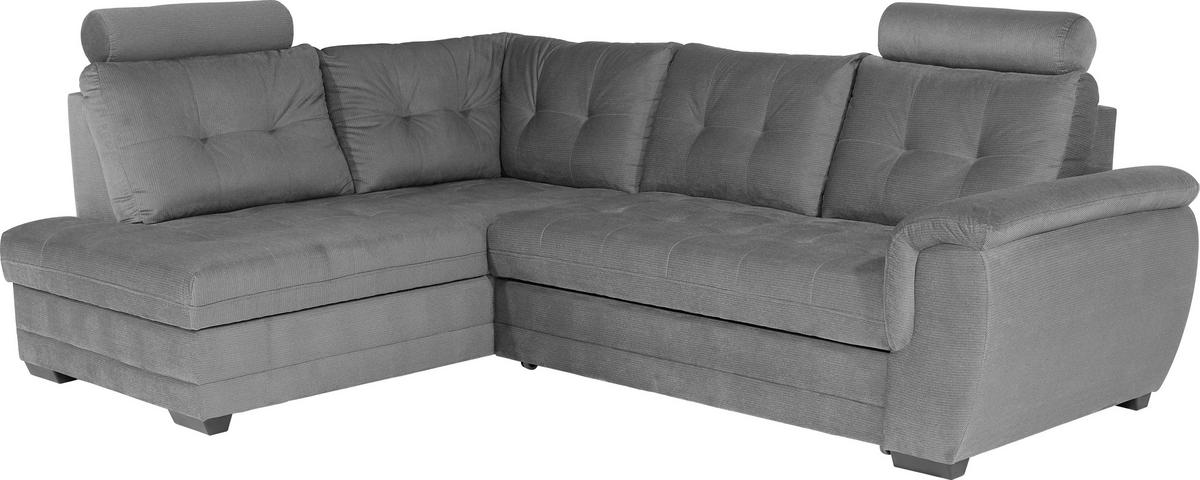 Canapea modulară Falco - gri deschis, Konventionell, textil (183/251cm) - Ondega