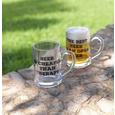 Bierglas BBQ aus Glas - Klar, LIFESTYLE, Glas (13/12cm)