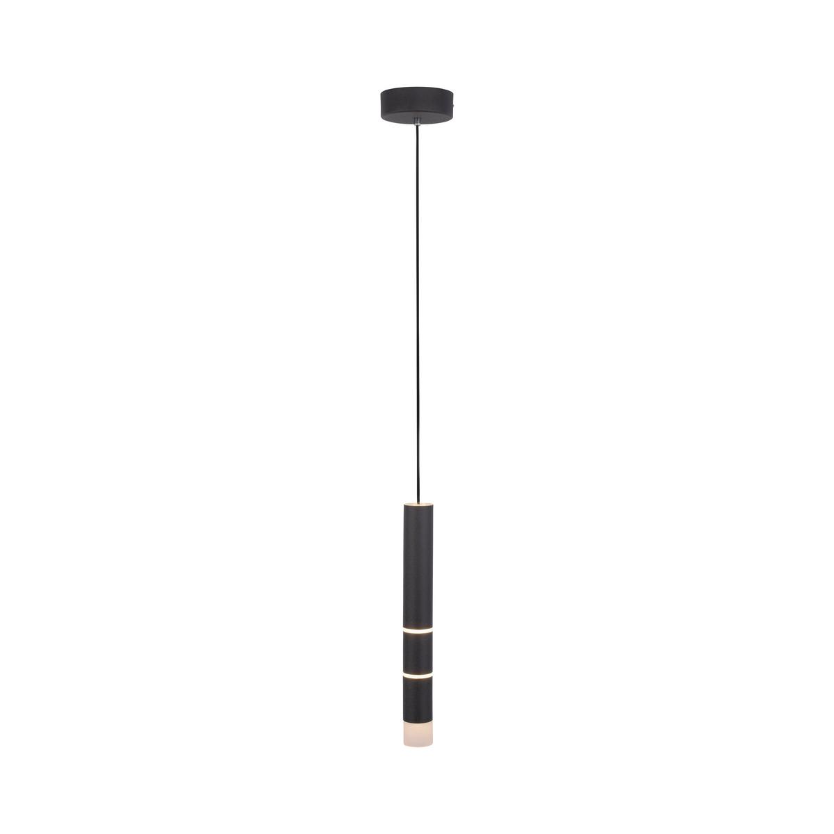 LAMPA WISZĄCA LED 2211-18 PURE-VEGA - czarny, Design, tworzywo sztuczne/metal (12/12/120cm) - Neuhaus PURE