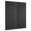 AKUSTIKPANEL GRACE 2ER-SET -SB- - svart, Modern, trämaterial/trä (60,5/120/2,2cm) - Mömax