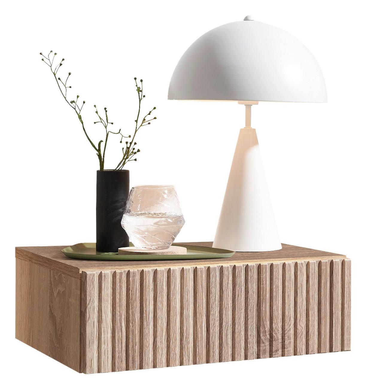 SZAFKA NOCNA TABONI - dąb artisan, Konventionell, materiał drewnopochodny (42/14/30cm) - Boxxx