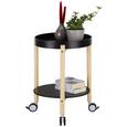 Beistelltisch Schwarz/Natur - Schwarz/Naturfarben, MODERN, Holz/Holzwerkstoff (44/58/44cm) - Modern Living Beistelltisch Schwarz/Natur - Schwarz/Naturfarben, MODERN, Holz/Holzwerkstoff (44/58/44cm) - Modern Living