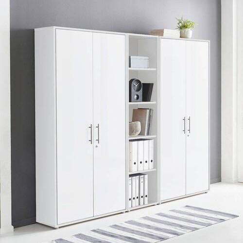 Aktenschrank Office Edition Sw Set 10 Weiß - Weiß, MODERN, Holzwerkstoff (212,9/185,6/33cm) - MID.YOU