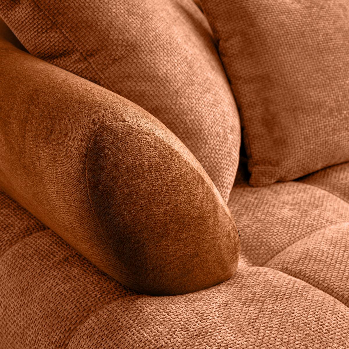 Coltar LARGO N - arămiu, Modern, textil (262/184cm) - Modern Living