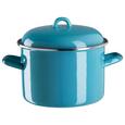 Fleischtopf Lorena Schwarz/Petrol - Petrol/Schwarz, KONVENTIONELL, Metall (18cm) - Mömax modern living Fleischtopf Lorena Schwarz/Petrol - Petrol/Schwarz, KONVENTIONELL, Metall (18cm) - Mömax modern living