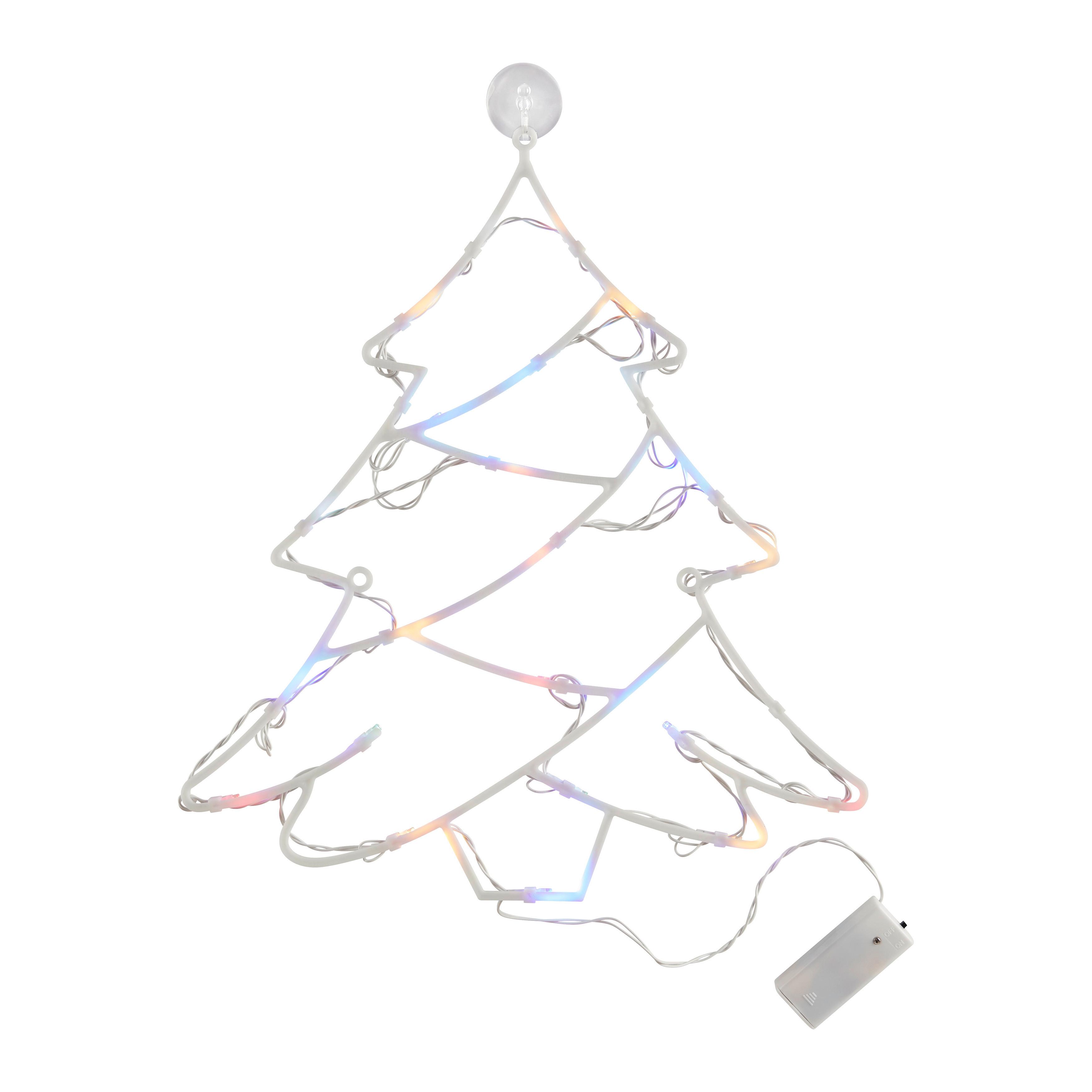 Led Karácsonyi Figura Christmas - fehér, Konventionell, műanyag
