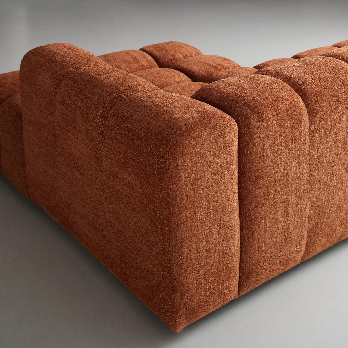 Wohnlandschaft Story Rostfarben - Rostfarben, Modern, Textil (256/68/162cm) - Premium Living