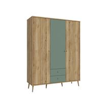 Ormar S Klasičnim Vratima Whenua - boje hrasta/boje kadulje, Konvencionalno, drvni materijal (154/202/52cm) - Mömax