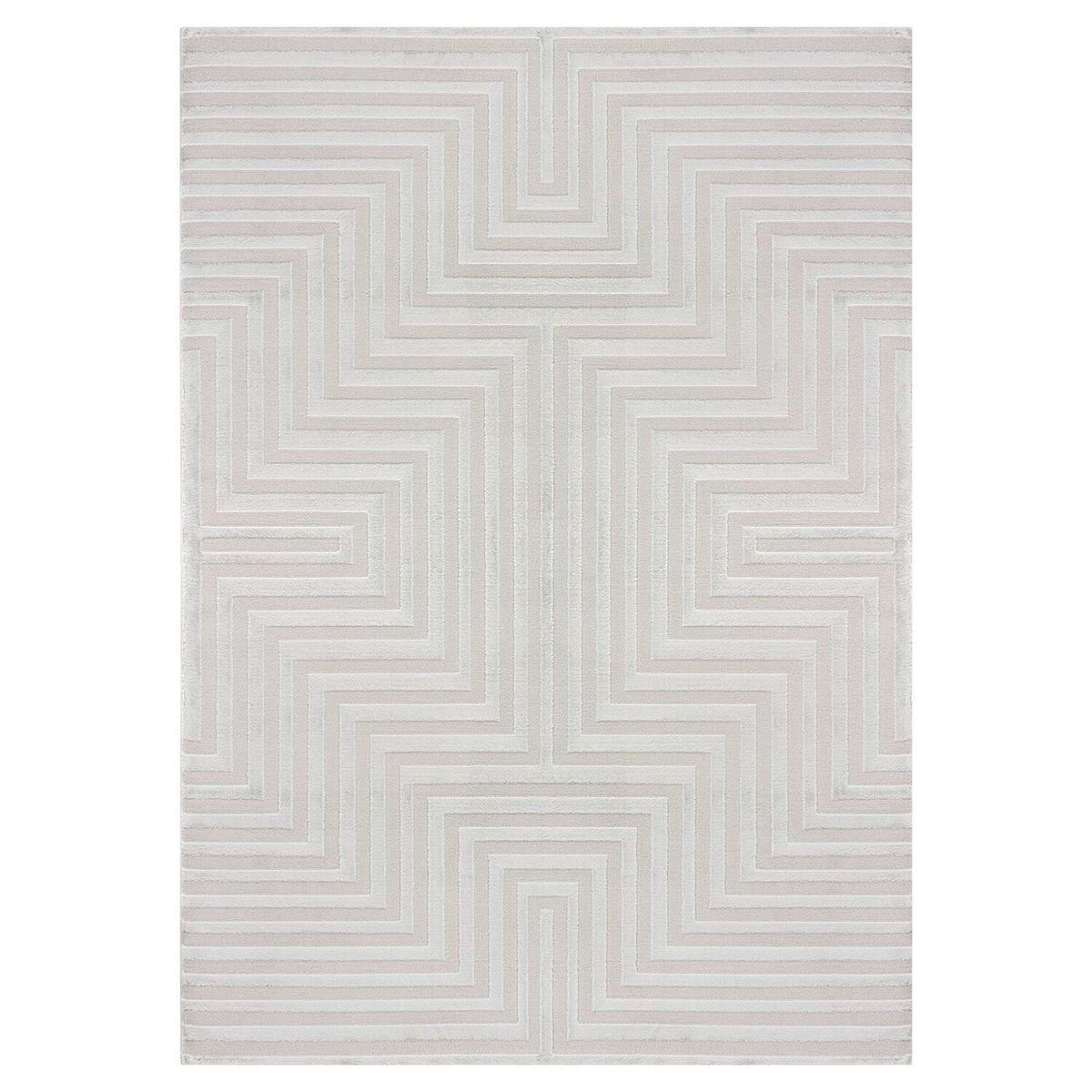 Tkana Preproga Sahara, Srebrna, 80x150cm - srebrne barve, Design, tekstil (80/150cm) - Novel