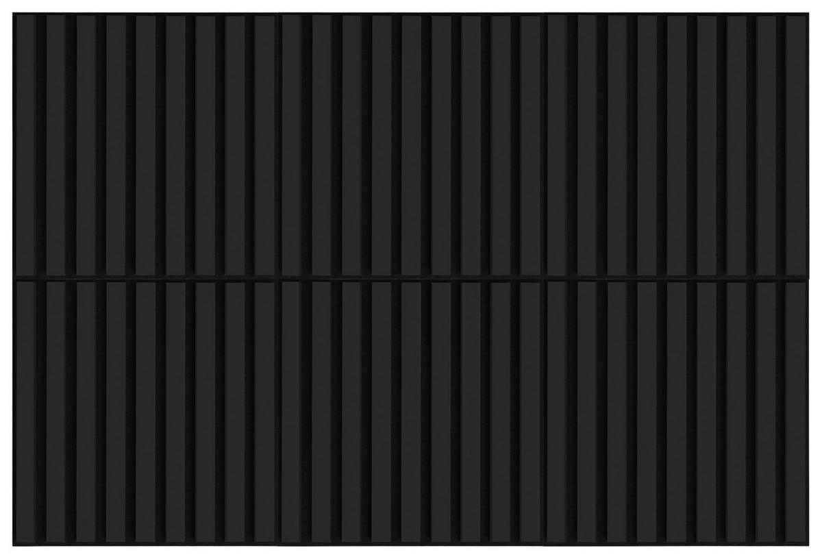 PANEL AKUSTYCZNY DP40 - czarny, Design, materiał drewnopochodny/tkanina (40/40/1,8cm) - Xora