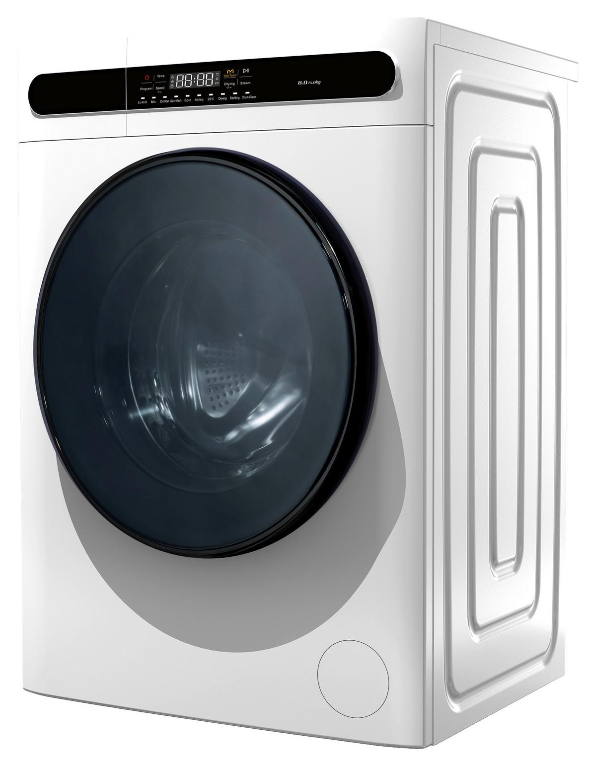Waschtrockner WT8+5BE Weiß - Weiß, Trend, Kunststoff/Metall (60/84,7/52cm) - PKM