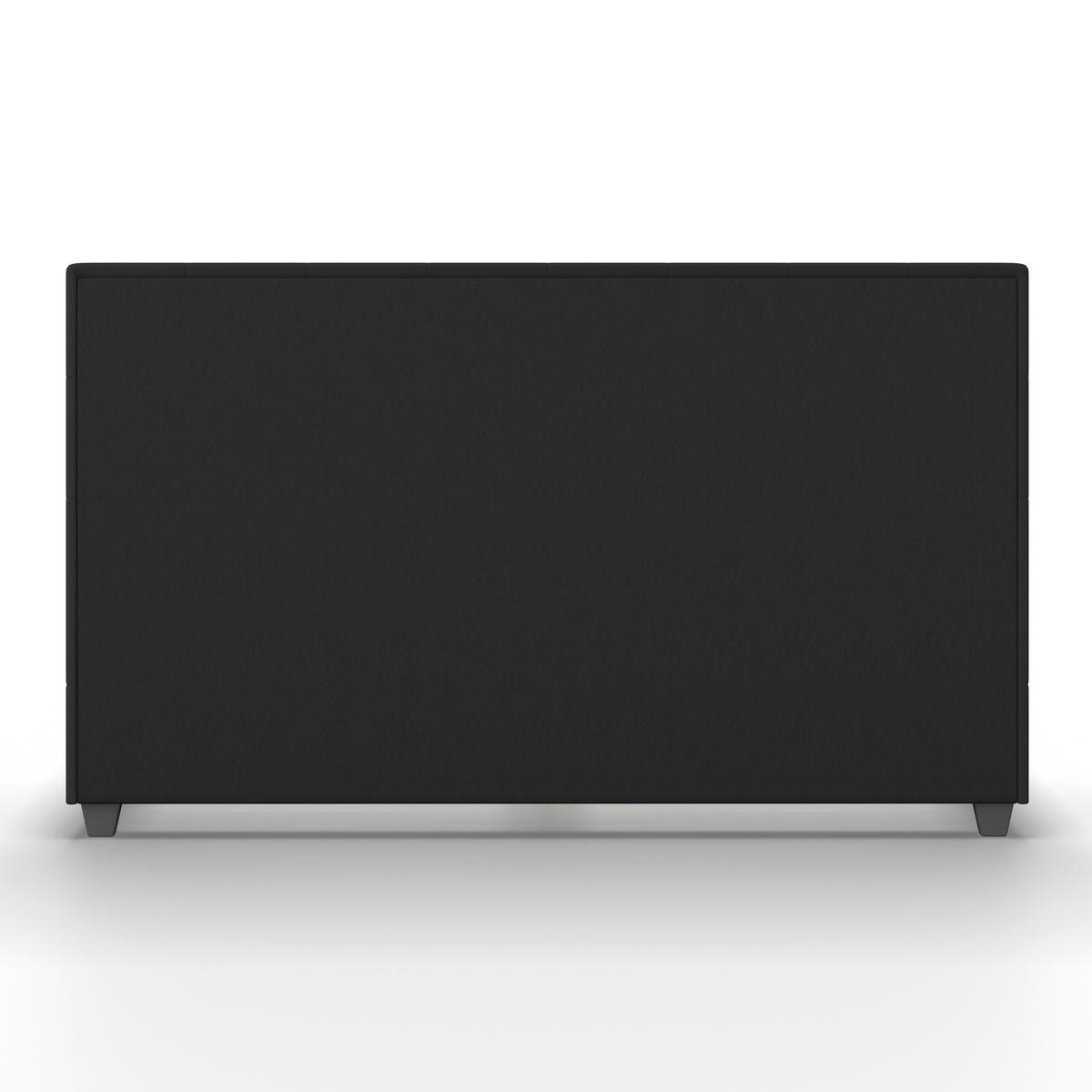 Polsterbett Frederico Schwarz ca. 180 x 200 cm - Schwarz, MODERN, Holz/Holzwerkstoff (180/200cm) - Bessagi Home