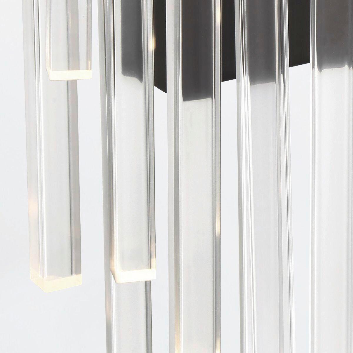 LED Falilámpa Qn-Vivien-1w-Bk - fekete, Design, műanyag/fém (50,8/25,7/12,8cm) - Elstead Lighting