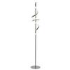 LED-GOLVLAMPA LINA - kromfärg/nickelfärgad, Modern, metall/plast (23/23/151cm) - Mömax