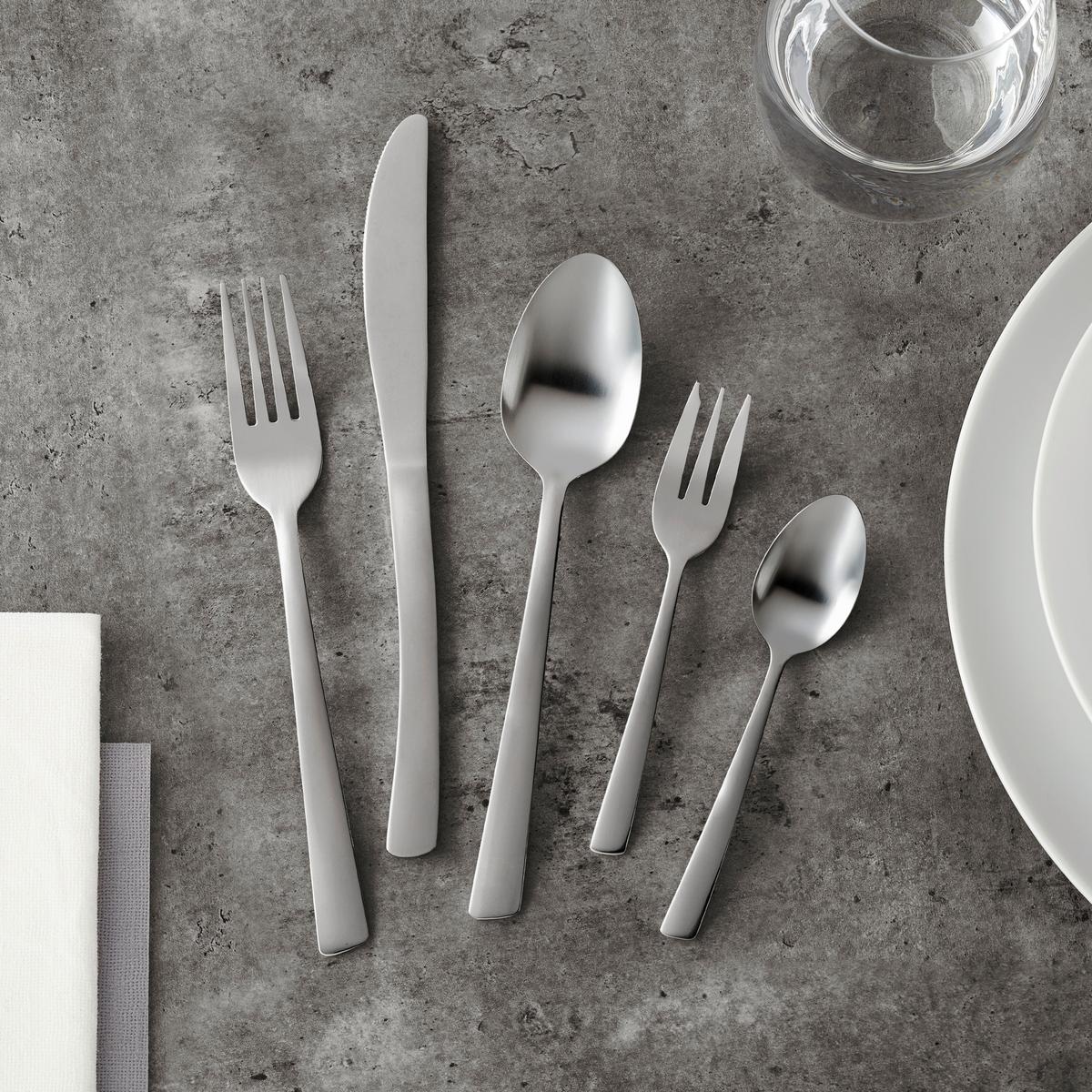 Set de tacâmuri 30/1 Anna - culoare inox, Konventionell, metal - Mömax