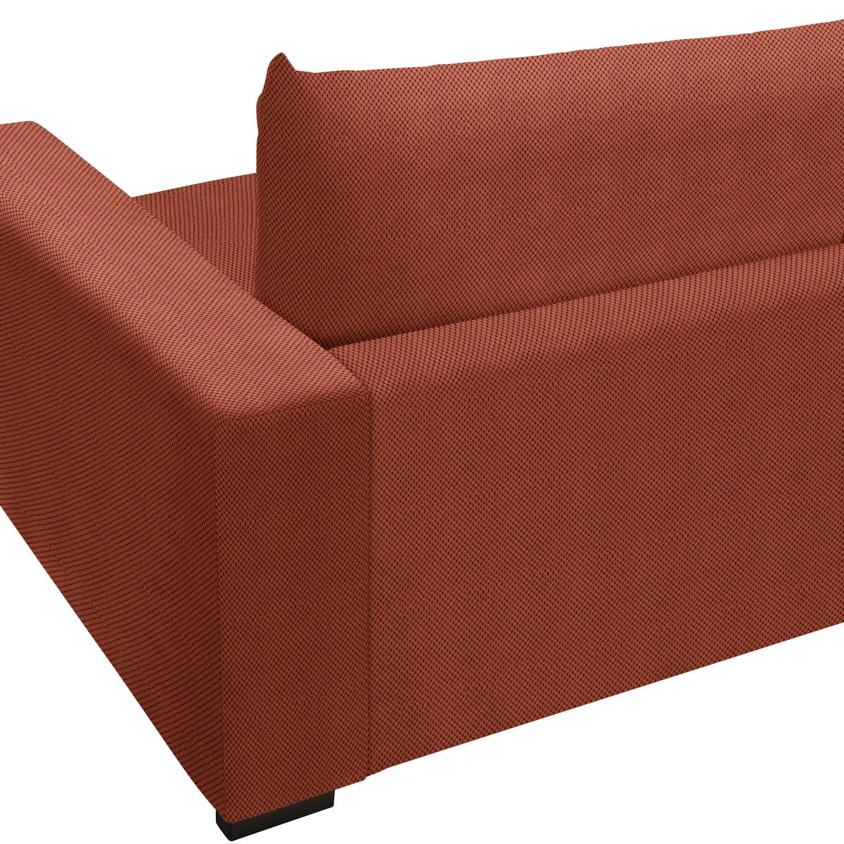 Megasofa Pedro Terracotta - Terracotta, MODERN, Holz/Holzwerkstoff (261/83/124cm) - Mömax