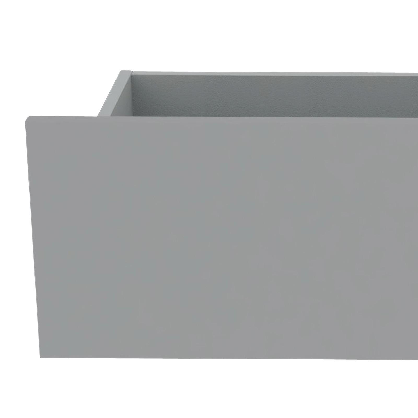 Ladica Unit - Elements - svijetlo siva, Moderno, drvni materijal (90,9/21,9/36,6cm) - Based