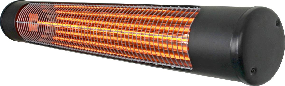Infrarotstrahler Schwarz max. 1500 Watt - Schwarz, Basics, Metall (75/18/11cm)