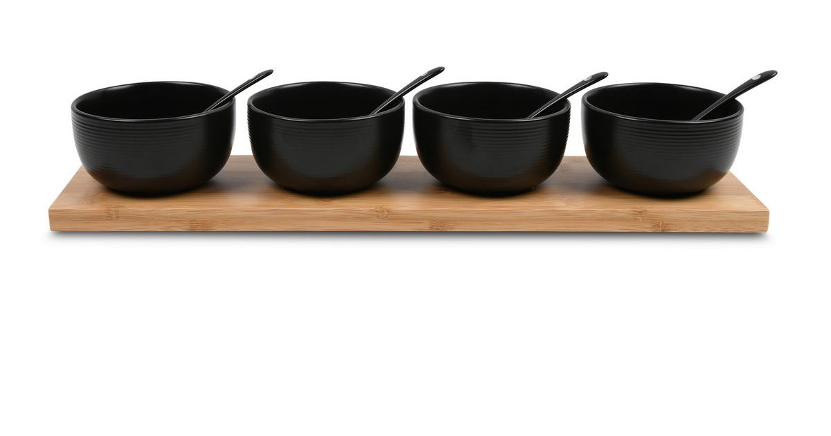 Staub Keramik Snackschalen 10er Set Rot Rund Dessertschalen Staub Keramik-Schälchen Set – 10 Stück, Rot, Spülmaschinenfest – Für Desserts, Snacks, Dip Essstäbchen Porzellan