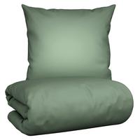 Bettwäsche Stone Washed Uni XXL Jadegrün ca. 200x200cm - Jadegrün, MODERN, Textil (200/200cm) - Modern Living