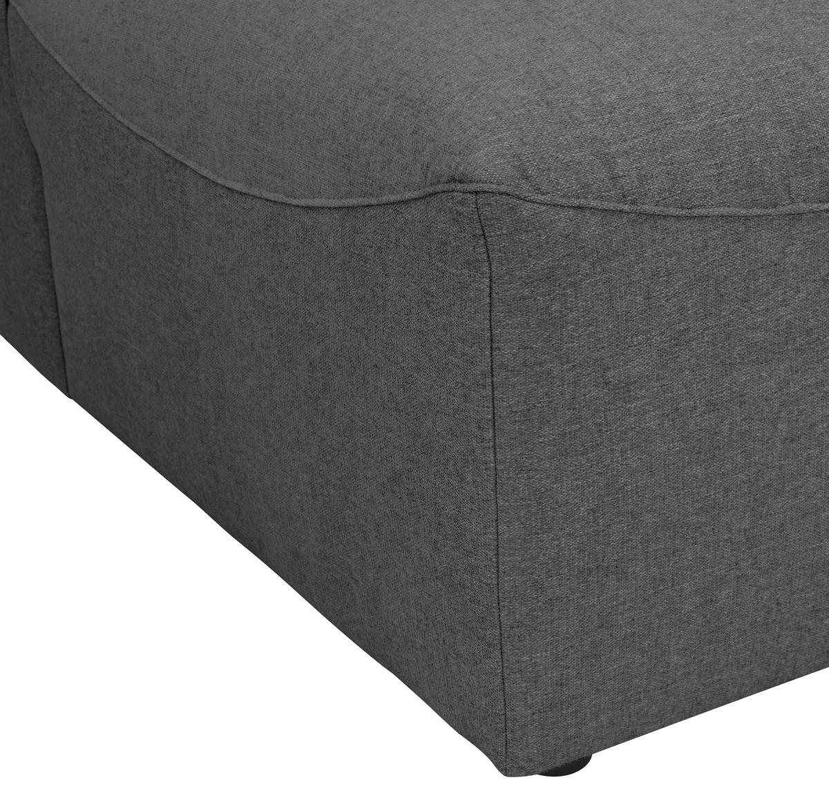 SOFAELEMENT LENA - Anthrazit, Design, Kunststoff/Textil (100/73/100cm) - Max Winzer