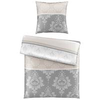 Bettwäsche Yvonne Grau ca. 135x200cm - Grau, KONVENTIONELL, Textil (135/200cm) - Modern Living