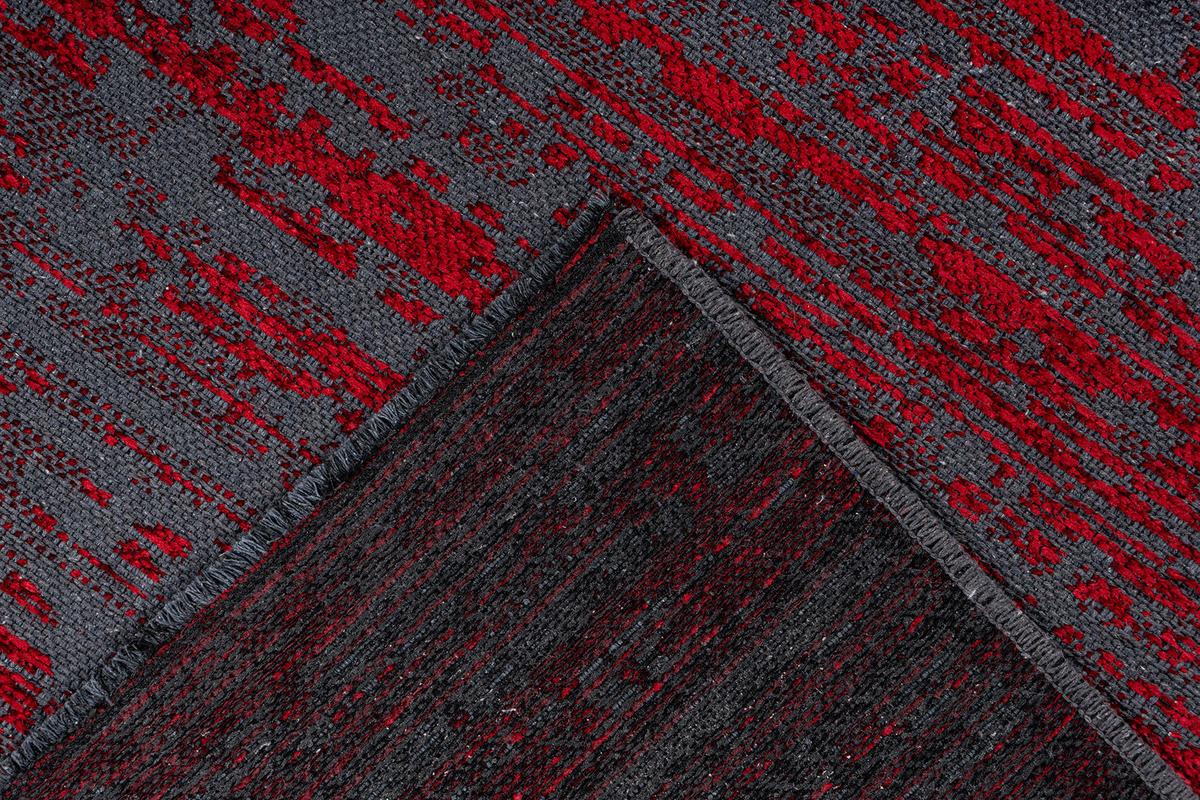 Flachwebeteppich Kalevi 100 - Rot, Konventionell, Textil (160/230cm) - Kayoom