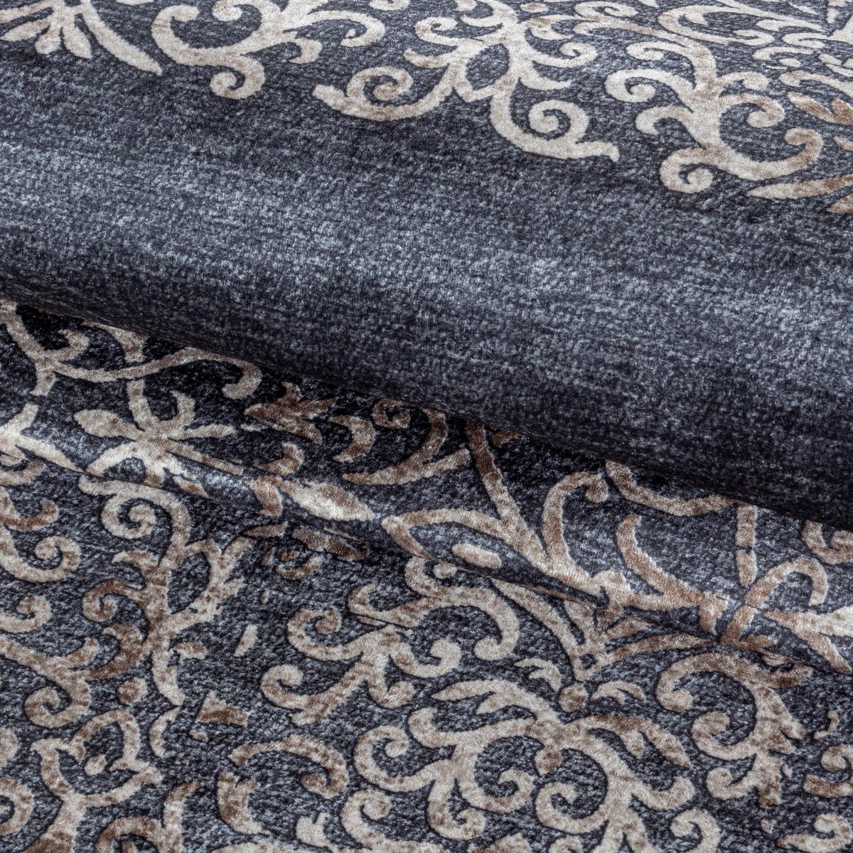 Flachwebeteppich Fiesta Schwarz ca. 200x290cm - Schwarz, Design, Textil (200/290cm) - Novel