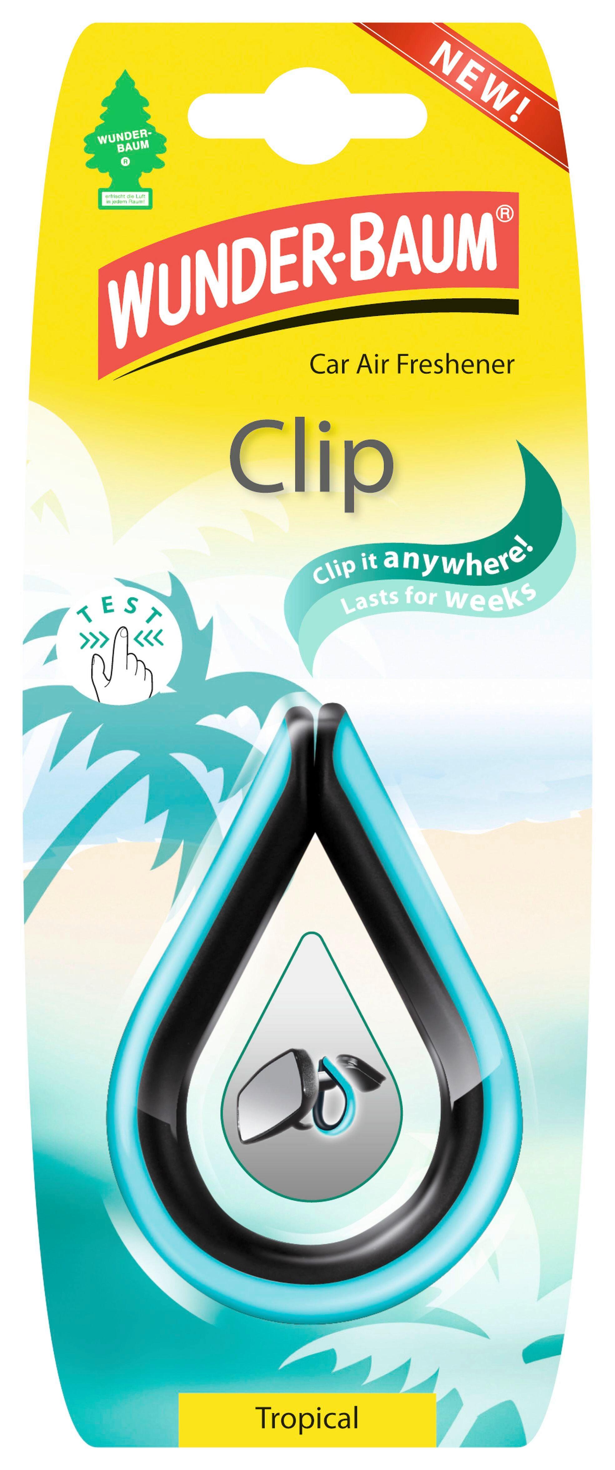 Autóillatosító Wunderbaum Tropical - türkiz/fekete, műanyag