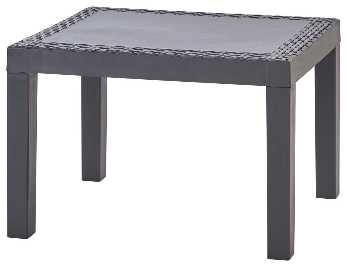 Garnitură grădină Arena - antracit/gri, Modern, plastic (53/53/40cm)