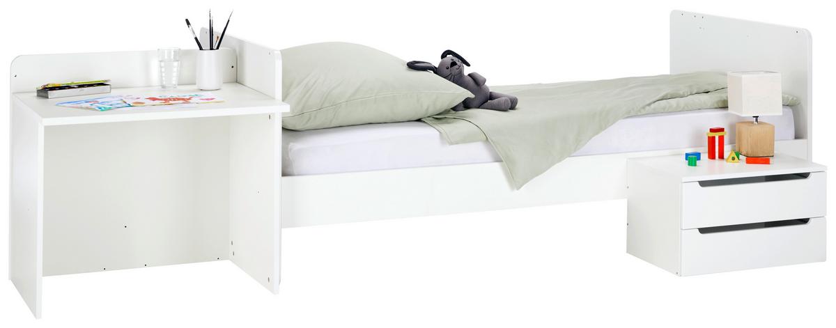 Gitterbett Kit New-M in Weiß ca. 70x140cm - Weiß, MODERN, Holz/Holzwerkstoff (204/75/95cm) - Mömax
