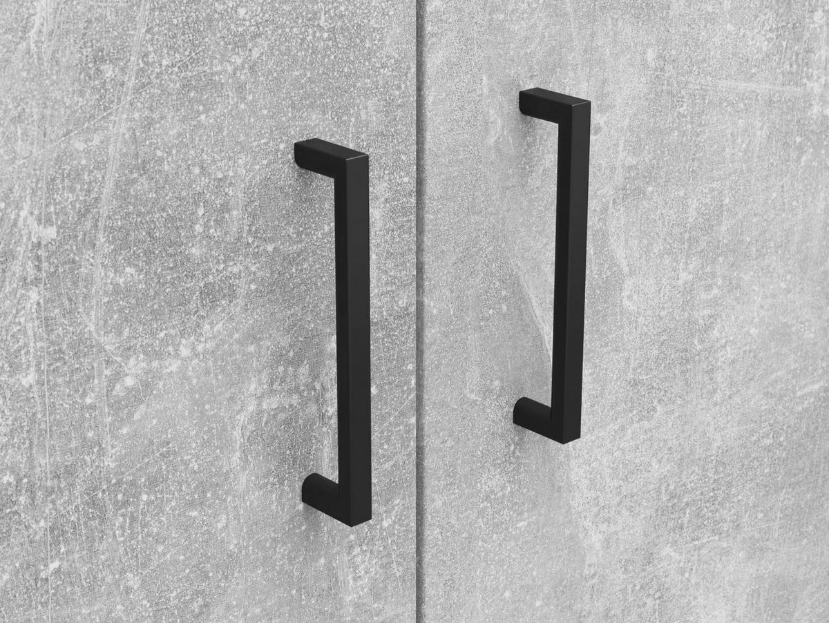 Kommode Multistauraum Grau - Anthrazit/Schwarz, Modern, Holzwerkstoff/Kunststoff (80/83/40cm) - Premium Living