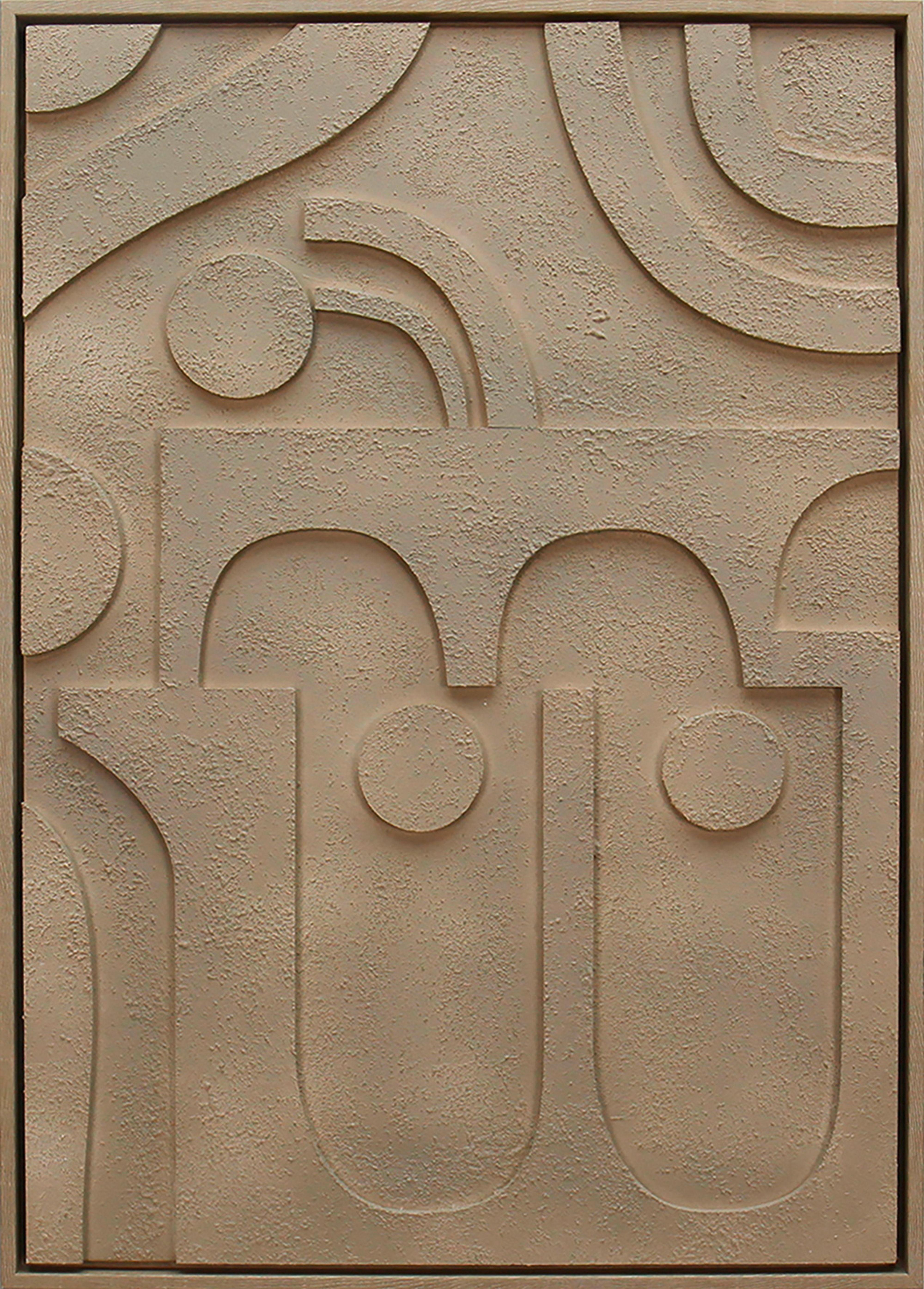 Keilrahmenbild Mike in Hellbraun ca. 50x70x3cm - Hellbraun/Naturfarben, MODERN, Holzwerkstoff/Kunststoff (50/70/3cm) - Mömax