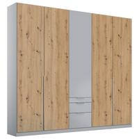 Ormar S Klasičnim Vratima Alabama - hrast Artisan/svijetlo siva, Moderno, drvni materijal (226/229/54cm) - Modern Living