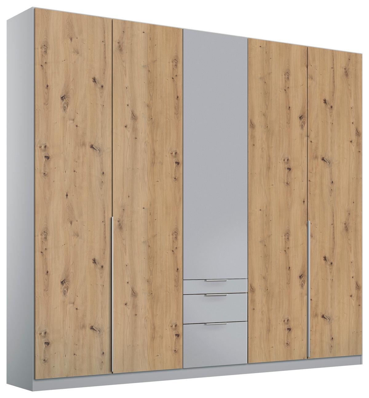 Ormar S Klasičnim Vratima Alabama - hrast Artisan/svijetlo siva, Moderno, drvni materijal (226/229/54cm) - Modern Living