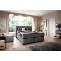 Boxspring Krevet Prestige - tamno siva, Moderno, plastika (180/200cm) - Premium Living