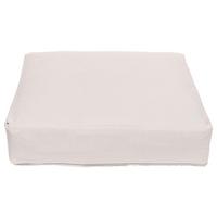 Boxkissen Lars in Weiß ca. 40x40cm - Weiß, KONVENTIONELL, Textil (40/40/8cm) - Mary's