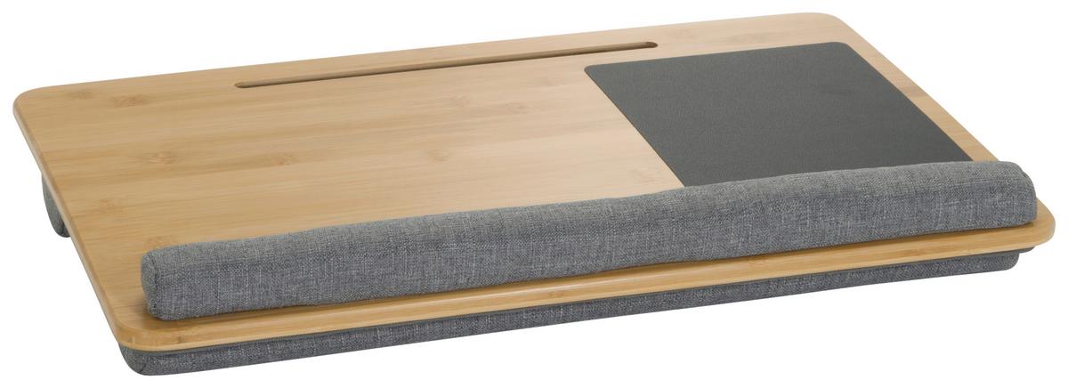 Podloga Za Prenosnik Comfilap, Siva - siva, Basics, tekstil/les (54/9/36cm) - MID.YOU