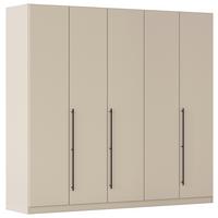 Kleiderschrank Safari Champagnerfarben - Champagner, KONVENTIONELL, Holzwerkstoff (226/229/54cm) - Based