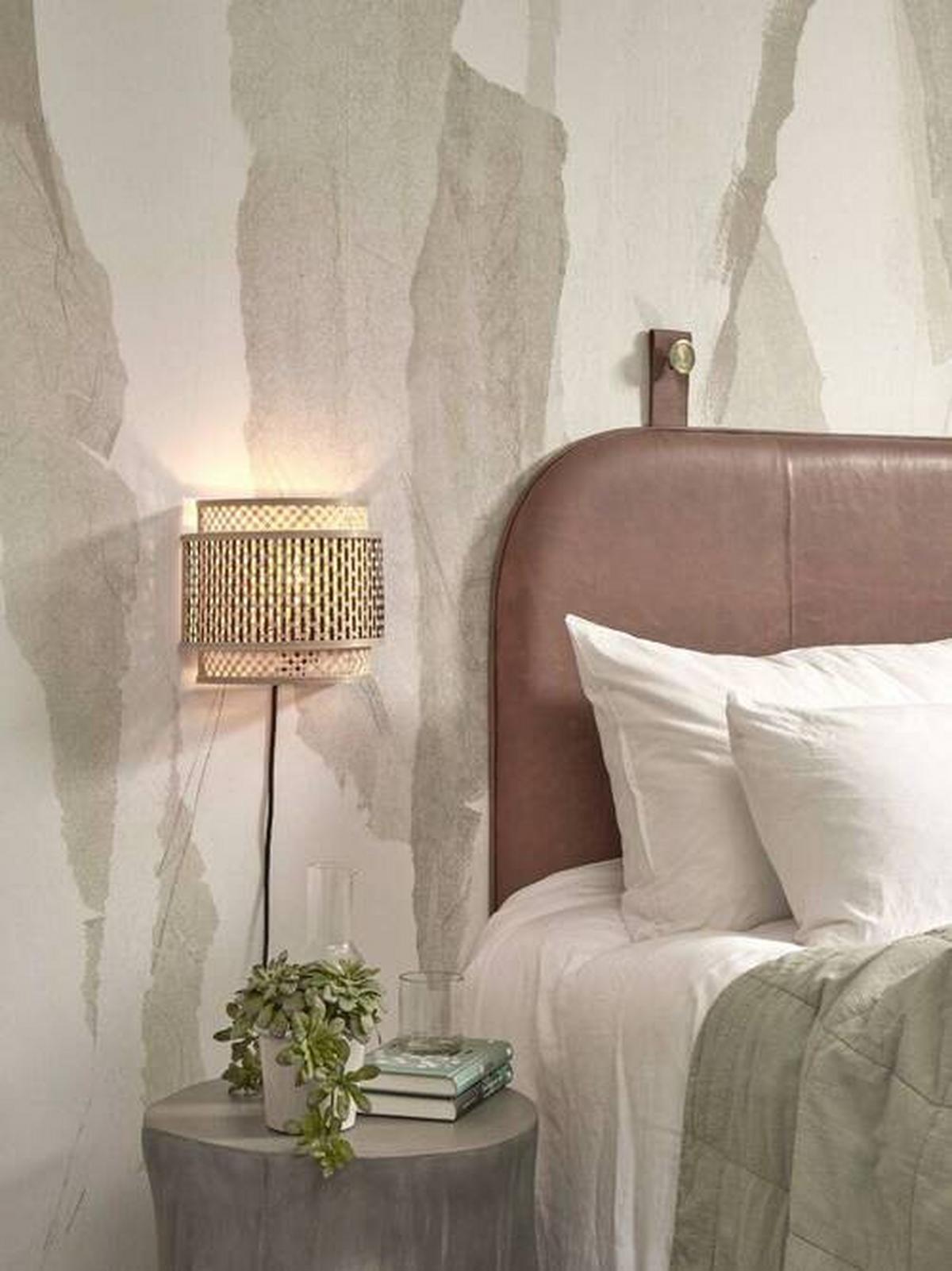 Stenska Svetilka Bhutan, Črna, Bambus - črna/naravne barve, Trend, les (24/12/21cm) - Good & Mojo