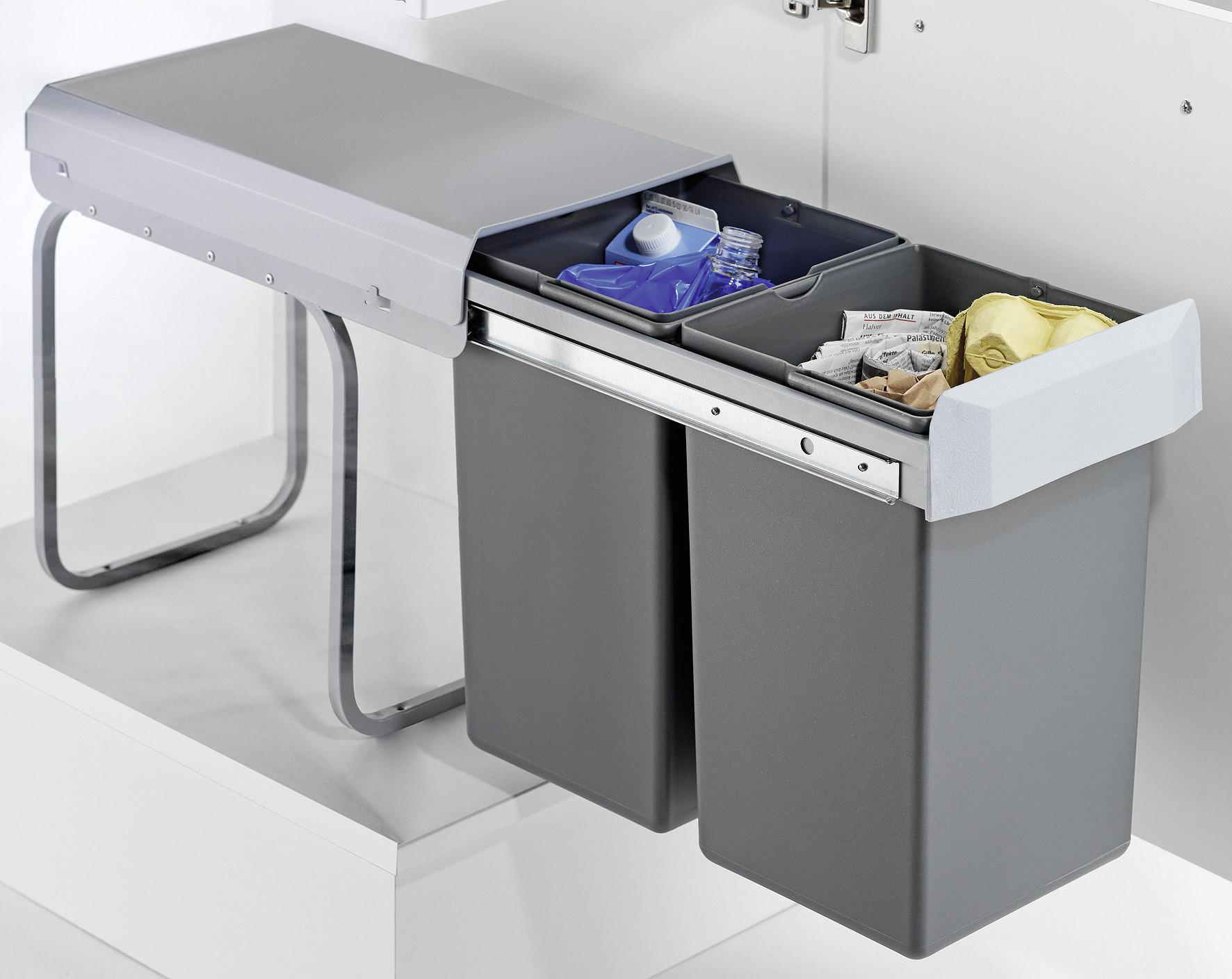 ZLASS Abfalleimer für Die Küche Auto Mülleimer multifunktionale