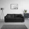 BÄDDSOFFA AGNETA -BASED- - svart, Modern, trä/textil (200/83/97cm) - Based