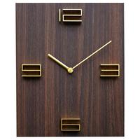 Wanduhr WT2100 Braun - Braun, MODERN, Holz (30/40cm) - Nextime